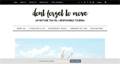 Desktop Screenshot of dontforgettomove.com